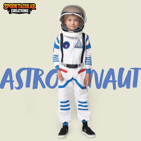 Spooktacular Creations blue jumpsuit shows front zip, easy wear for trick-or-treating.