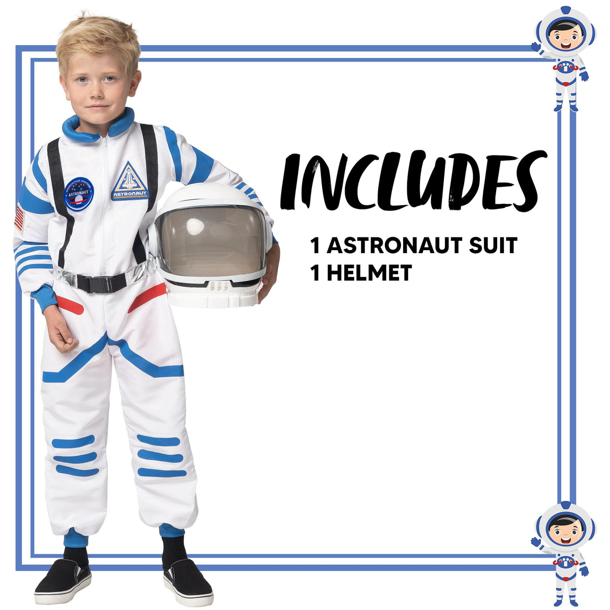 Spooktacular Creations 100% polyester jumpsuit offers durable dress-up for repeated use.