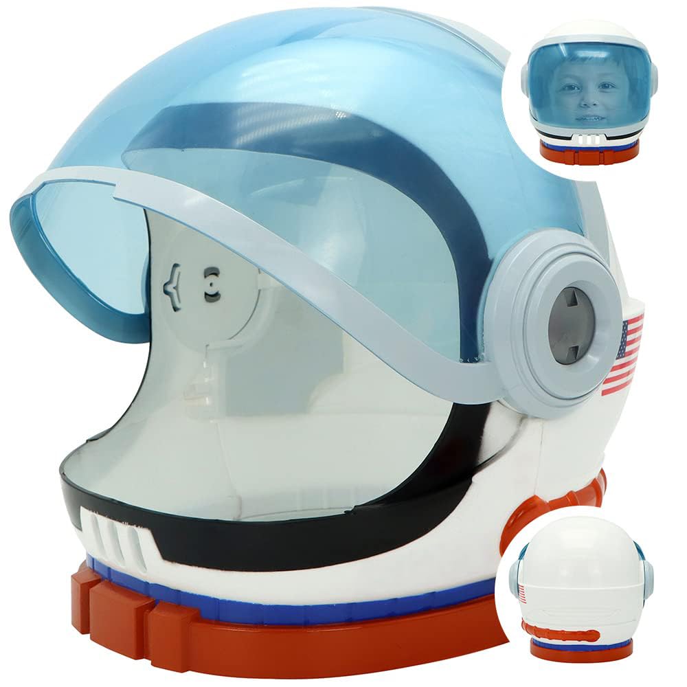Spooktacular Creations astronaut helmet blue visor for pretend play
