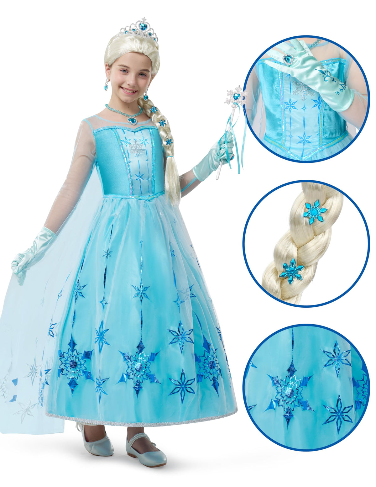 Back zip design enables easy on and off for kids.