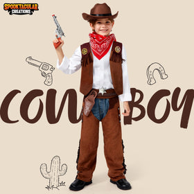 Spooktacular Creations cowboy vest for kids adds authentic western look
