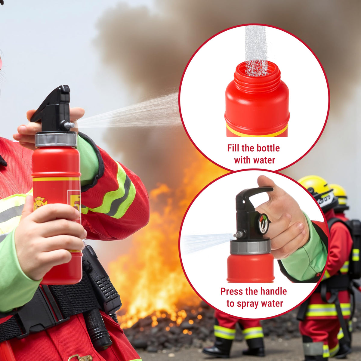 Spooktacular Creations firefighter costume belt; secures gear during adventures.