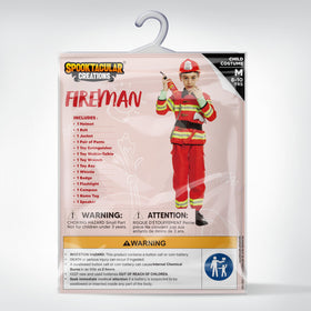 Spooktacular Creations firefighter costume trumpet; fun sound accessory for drills.