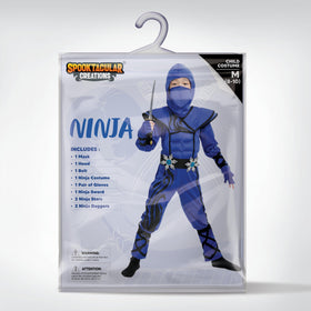 Spooktacular Creations foam accessories to enhance the ninja costume.