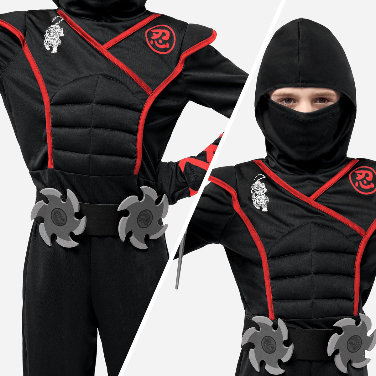 Spooktacular Creations foam ninja daggers offer safe props for pretend battles.