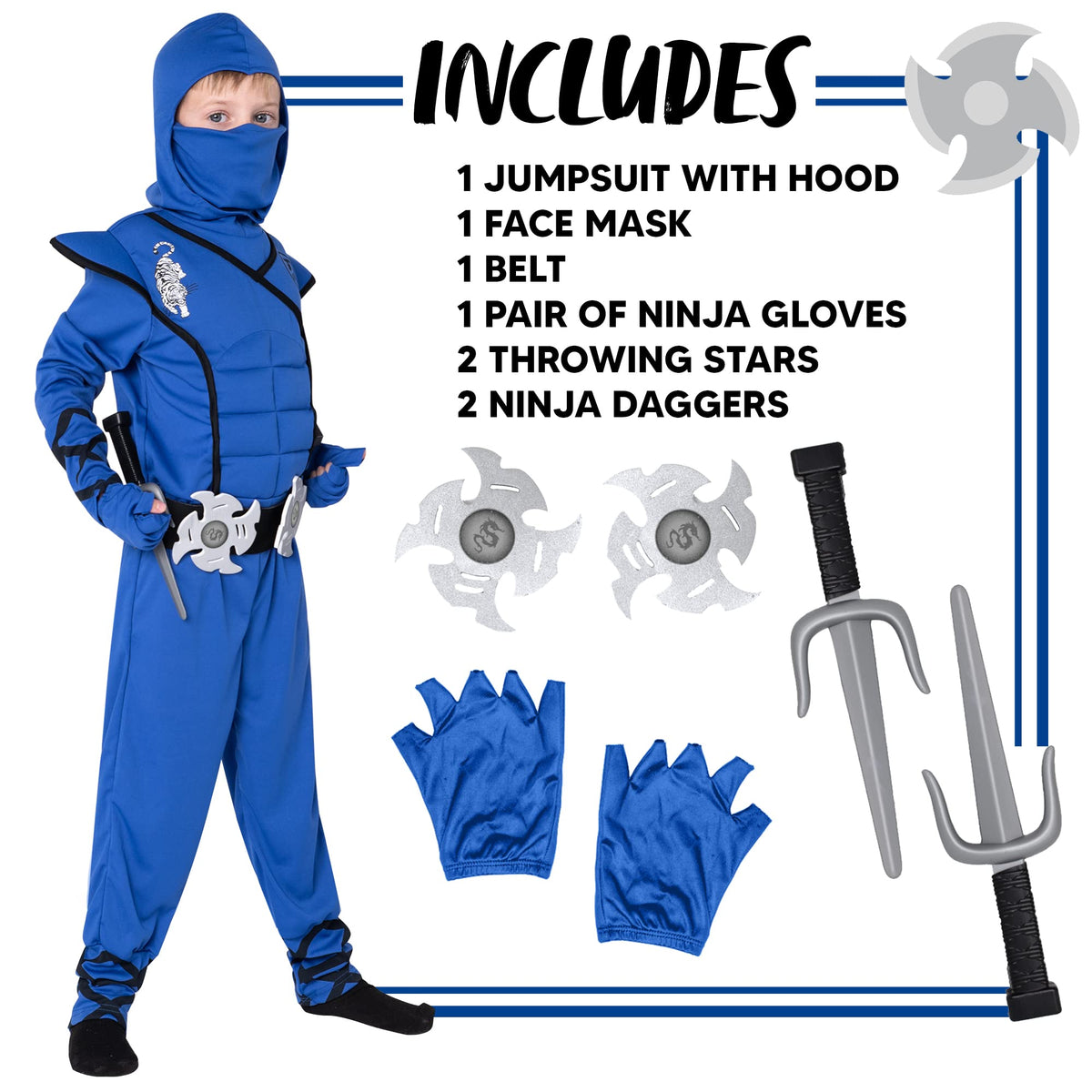 Spooktacular Creations foam ninja daggers keep play safe and imaginative