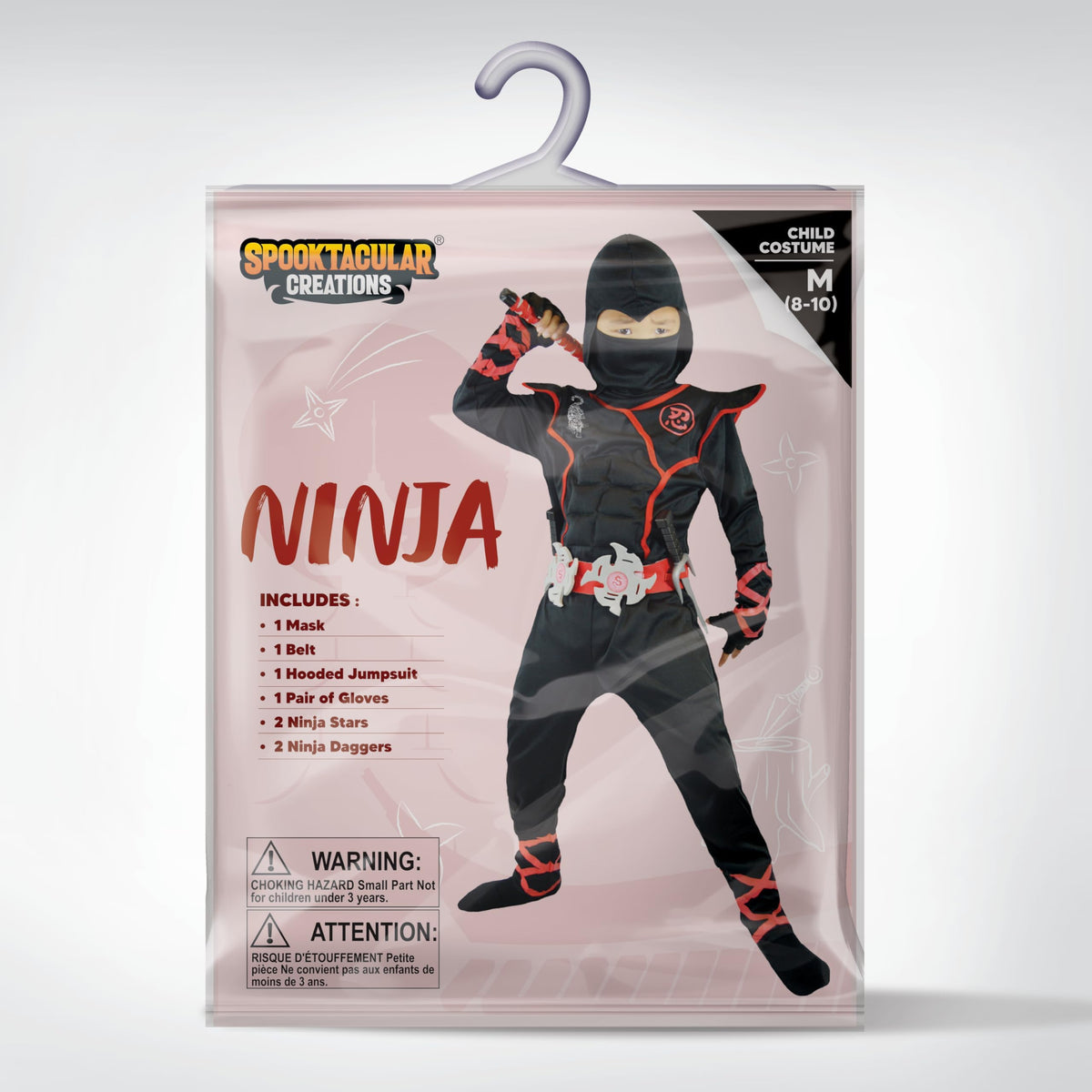 Spooktacular Creations foam ninja sword adds dynamic accessories for dramatic scenes.