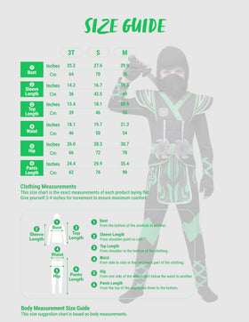 Spooktacular Creations Green Ninja daggers offer safe foam accessories for pretend battles.