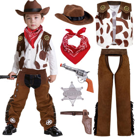 Spooktacular Creations brown cowboy hat for imaginative play and costumes