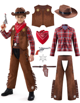 Spooktacular Creations cowboy hat completes an authentic western look for kids.