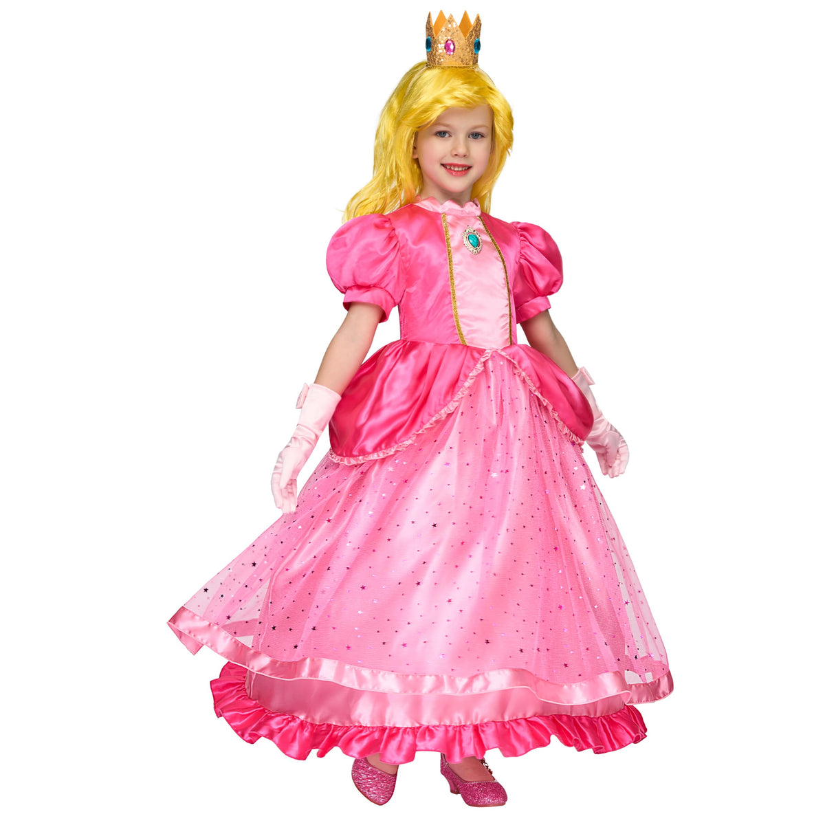 Spooktacular Creations gold crown headband adds royal sparkle to outfits