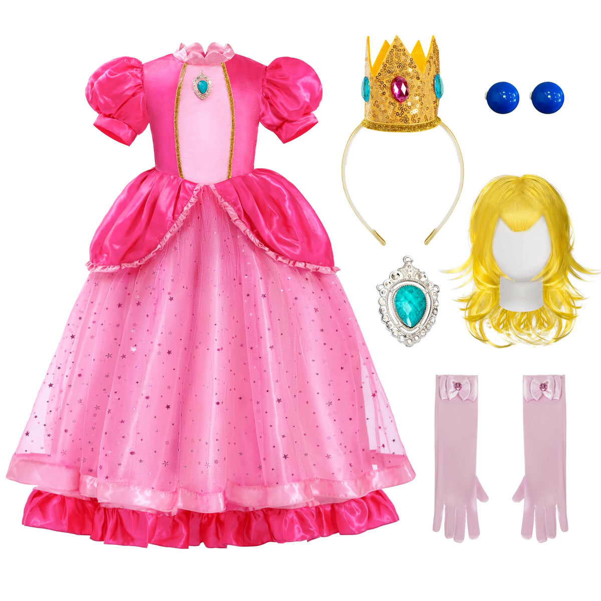 Spooktacular Creations pink princess dress for twirl worthy imaginative play