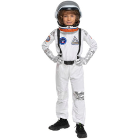 Kid gloves complete the Spooktacular Creations space suit look
