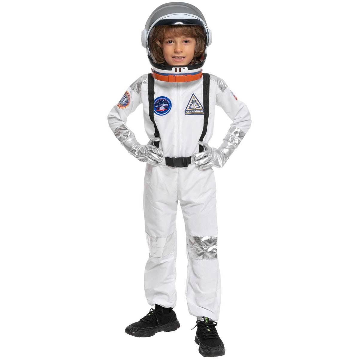 Spooktacular Creations kids space gloves complete the authentic astronaut look.