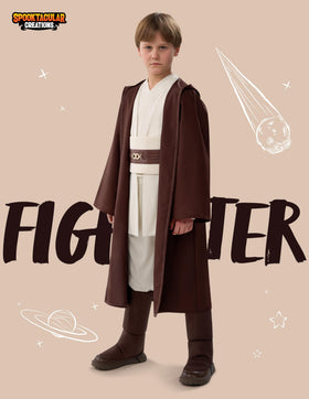 Spooktacular Creations knight costume robe showcases versatile medieval style for parties.
