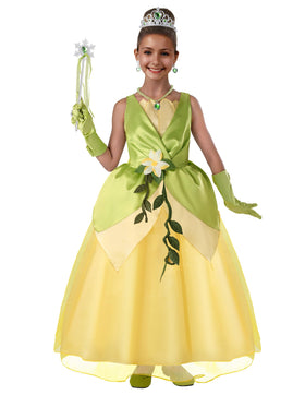Spooktacular Creations necklace included, adds coordinated sparkle to the frog princess outfit
