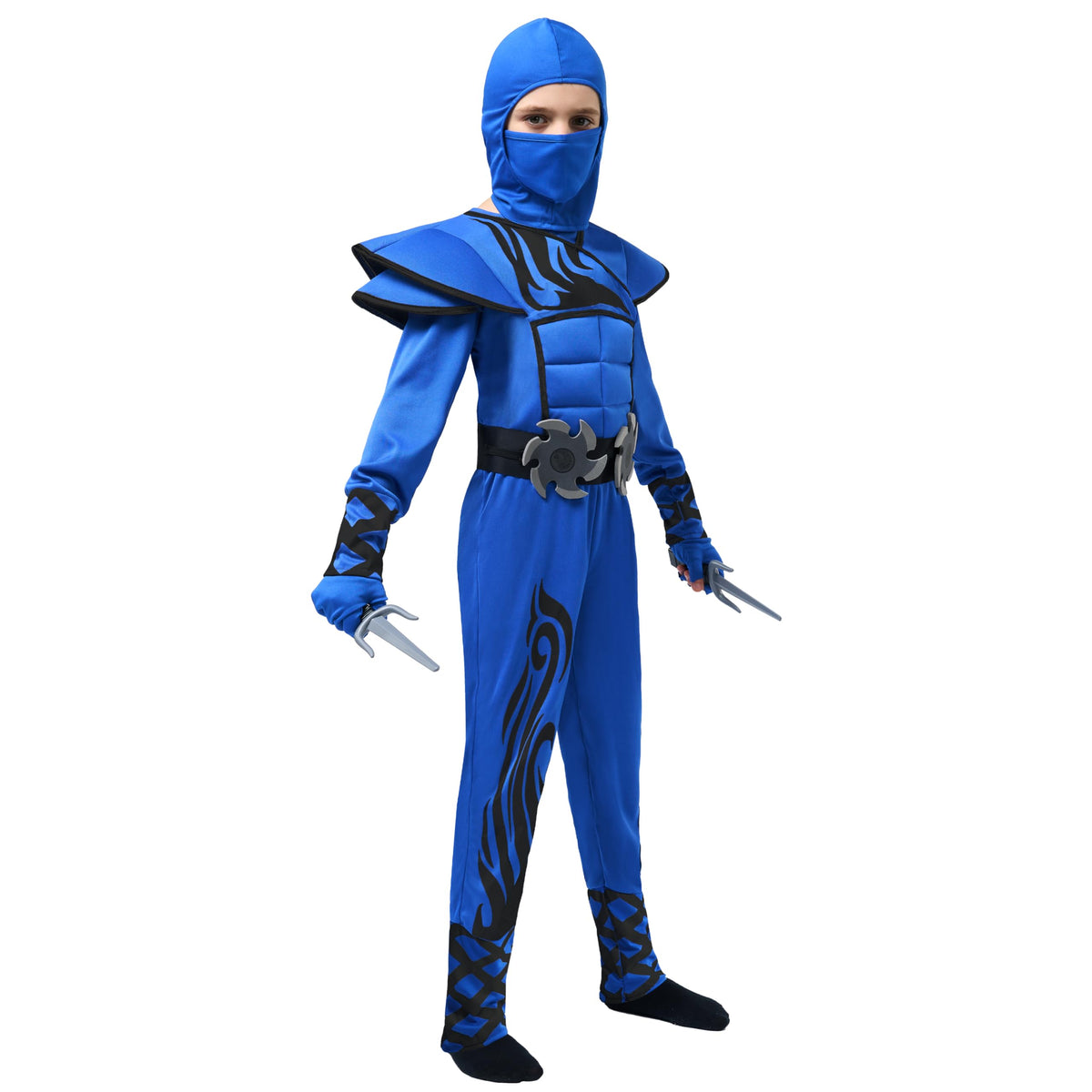 Spooktacular Creations gloves complete the ninja silhouette for active play.