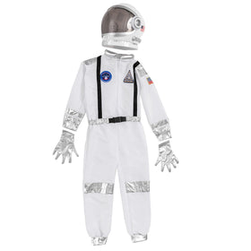 Spooktacular Creations unisex astronaut costume supports imaginative space play.