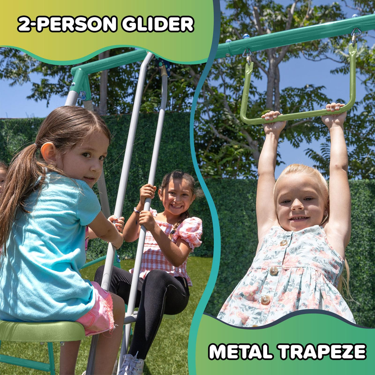 Arcadia 5ft wavy slide invites energetic daytime play.