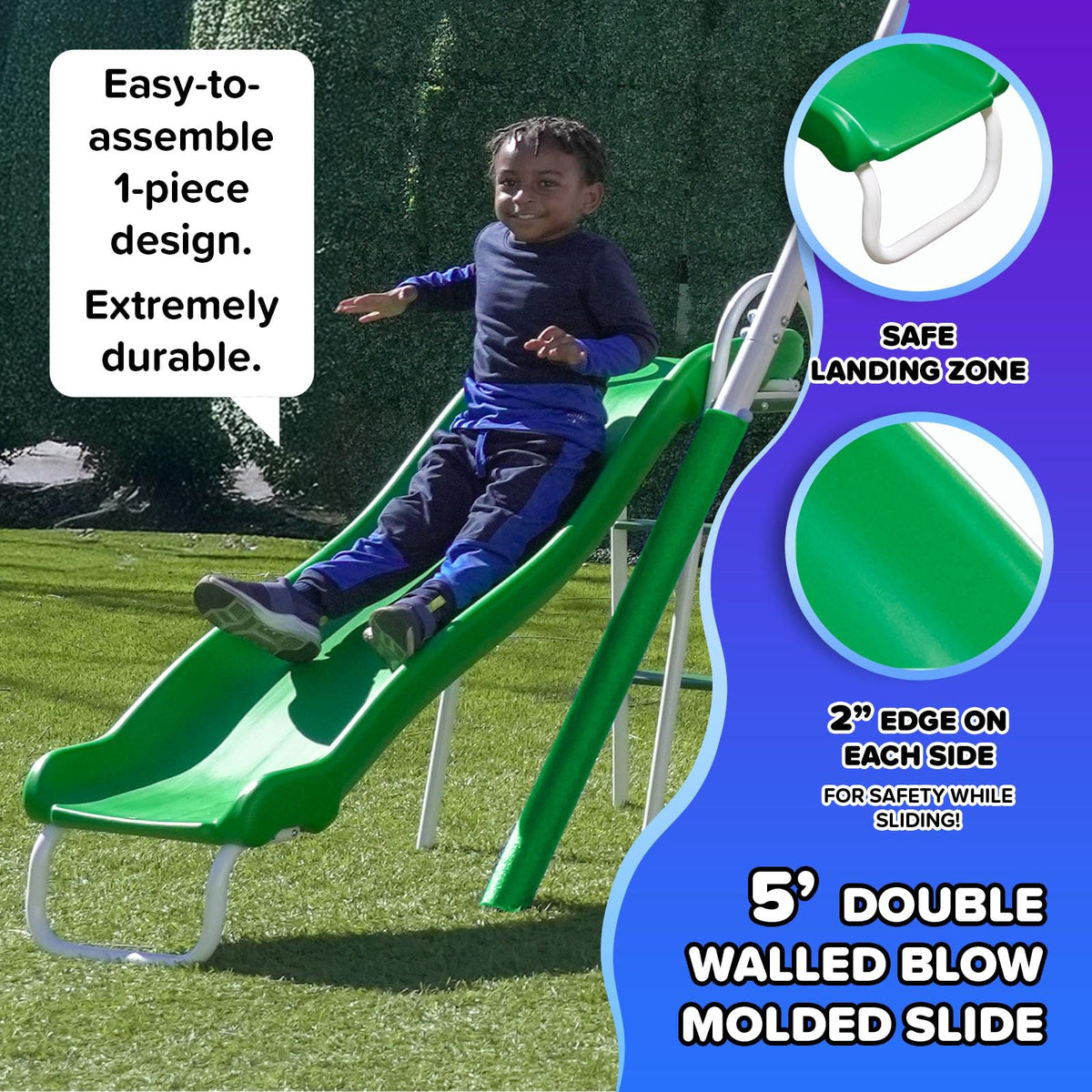Sportspower Park Ridge Roman glider swing with stable four-point hang.