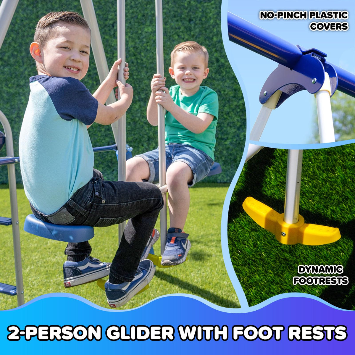 Sportspower Super 9 standing swing enabling easy entry and movement