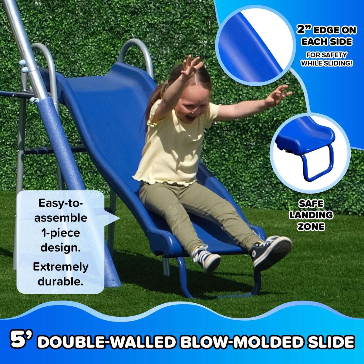 Sportspower Swing and Play two swings for shared backyard fun