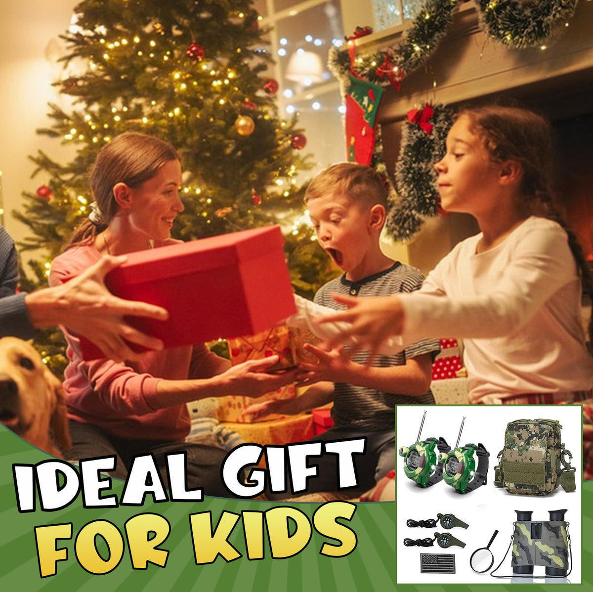 SportsVoutdoors outdoor exploration set supports imaginative play.