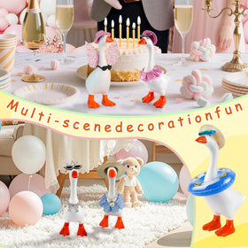 SPRFAIRY mini desk goose princess outfit enhances cute desk display.