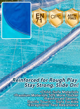 Spring Water inflatable guard rails enhance backyard safety