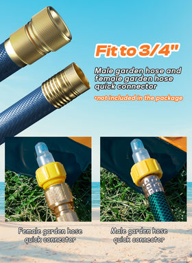 Spring Water sturdy ground nails ensure stable setup on lawn