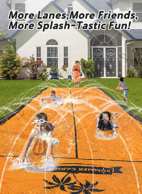 Spring Water orange-pattern version stands out for lively summer parties