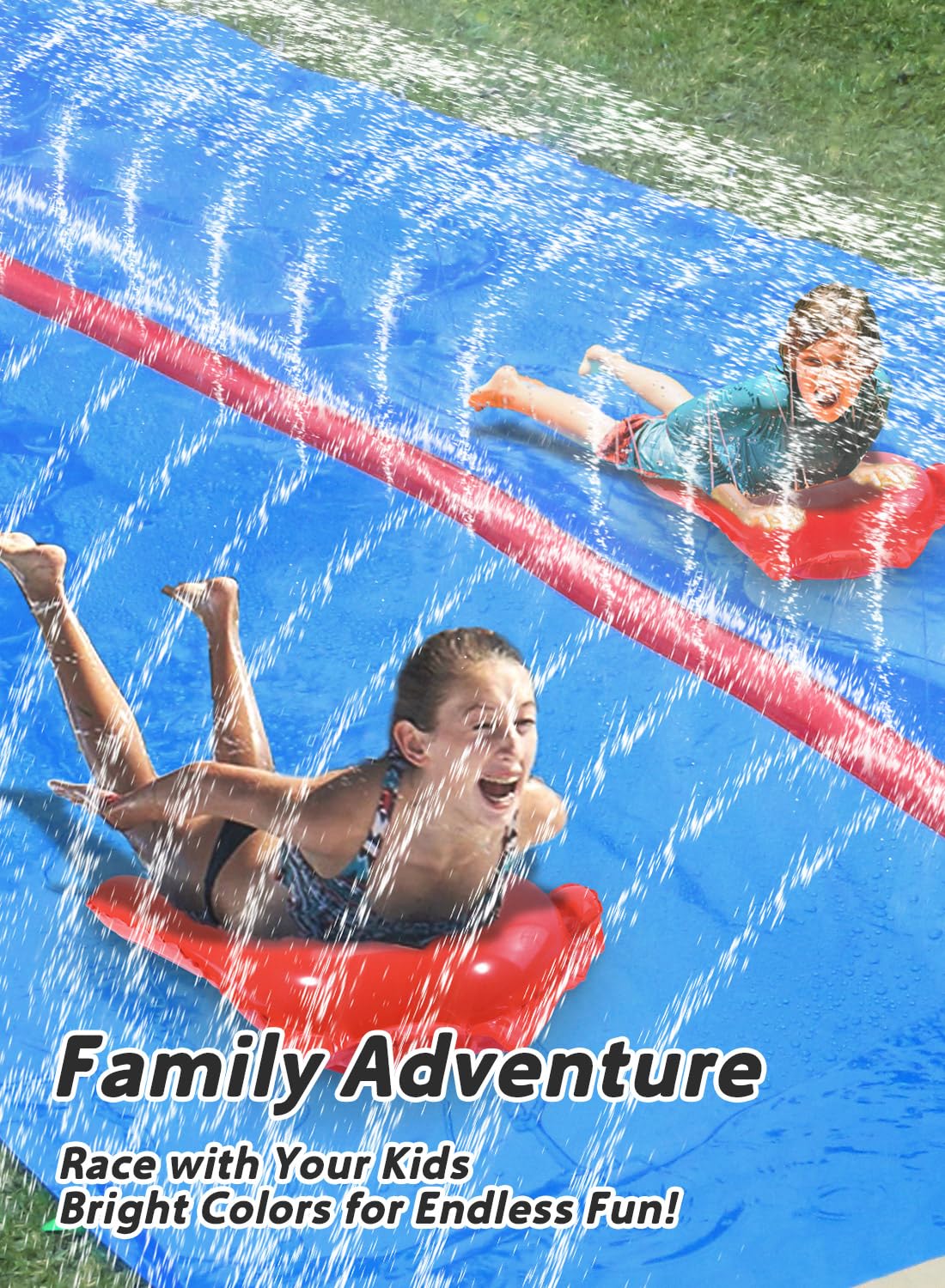 Spring Water durable PVC and reinforced seams for lasting summer fun