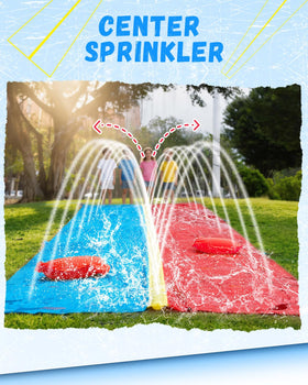 Spring Water sprinkler system delivers smooth, refreshing water flow.