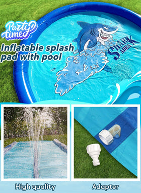 Spring Water includes two inflatable bodyboards for added action