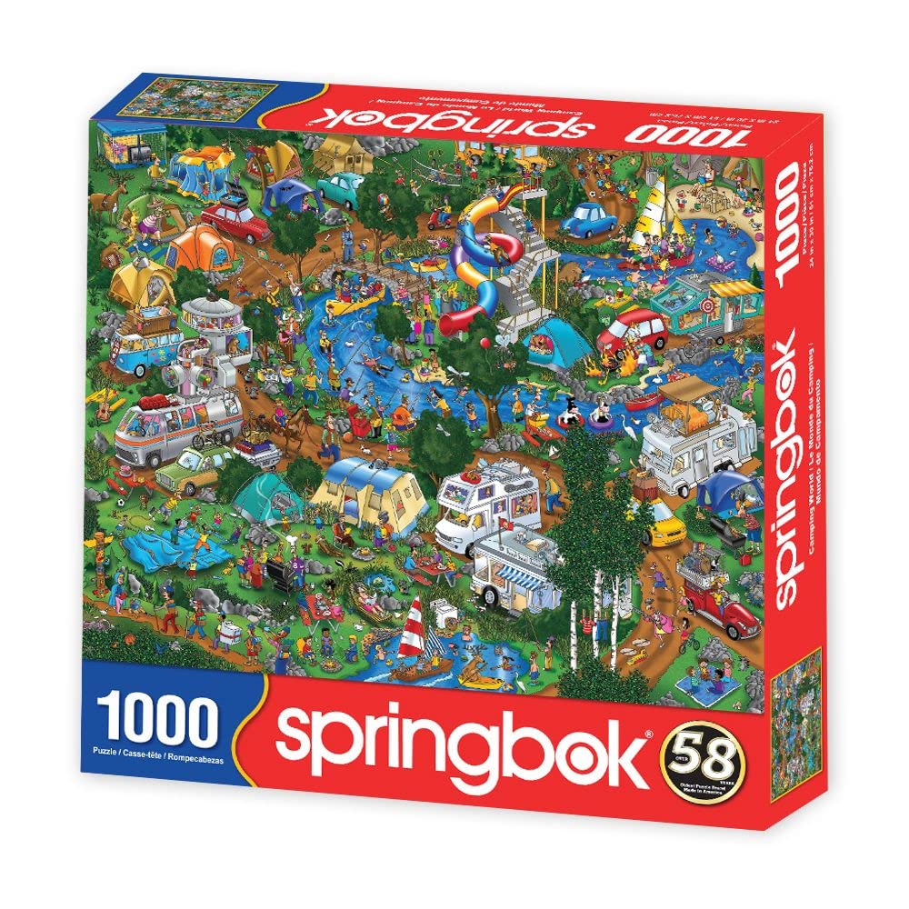 Springbok 1000-piece puzzle with thick pieces offers a durable, satisfying assembly for all ages.
