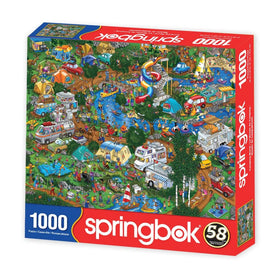 Springbok 1000-piece puzzle with thick pieces offers a durable, satisfying assembly for all ages.