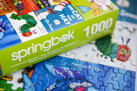 Springbok Childhood Stories puzzle is proudly made in the USA with recycled materials.