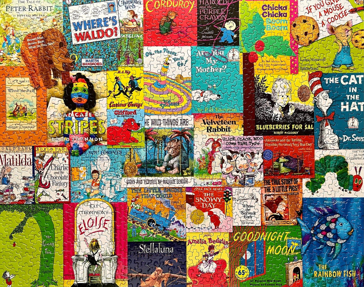 Springbok Childhood Stories puzzle uses thick pieces for a sturdy, satisfying build.