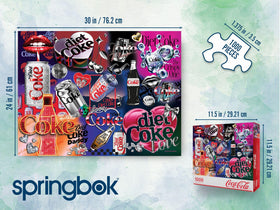Springbok Diet Coke Bling metallic icons for a visually striking challenge
