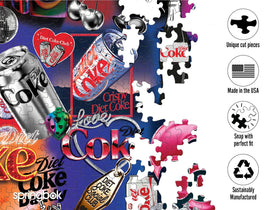 Springbok Diet Coke Bling pop-art imagery enhances final display-worthy art