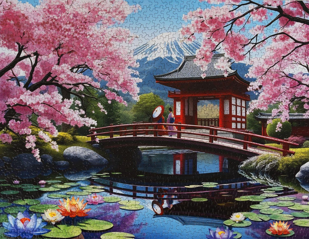 Springbok Haru in Japan puzzle for adults, a rewarding screen-free pastime.