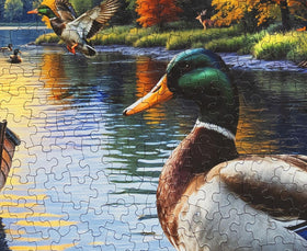 Springbok Mallard Morning Glow sunrise hues energize your puzzle ritual