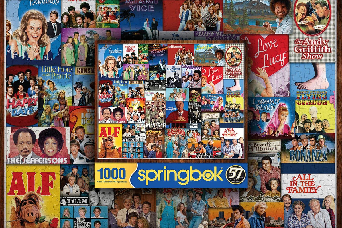 Springbok family puzzle night idea showing collaborative solving