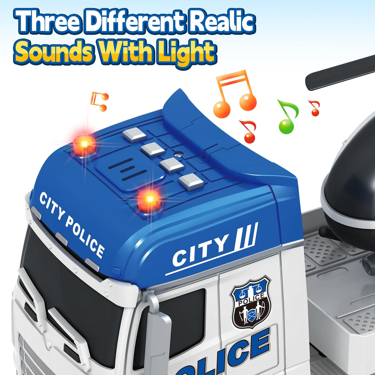 SpringFlower 3-in-1 truck set encourages varied scenarios and shared play.