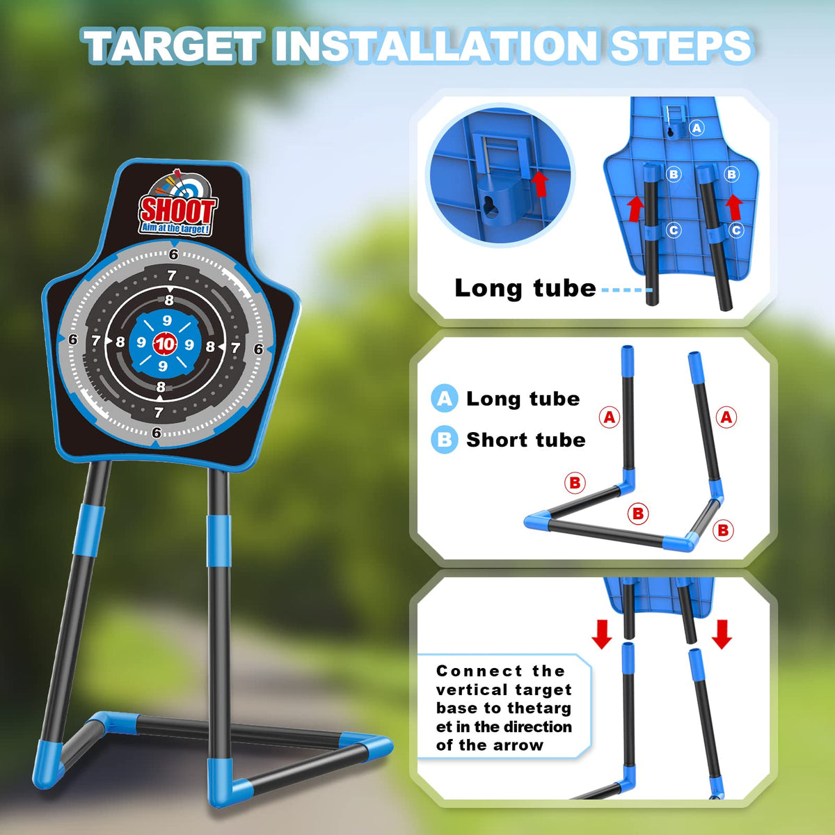SpringFlower adjustable shoulder strap quivers make carrying gear easy for kids.
