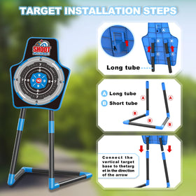 SpringFlower adjustable shoulder strap quivers make carrying gear easy for kids.