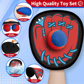 SpringFlower paddles with adjustable straps for comfortable family play