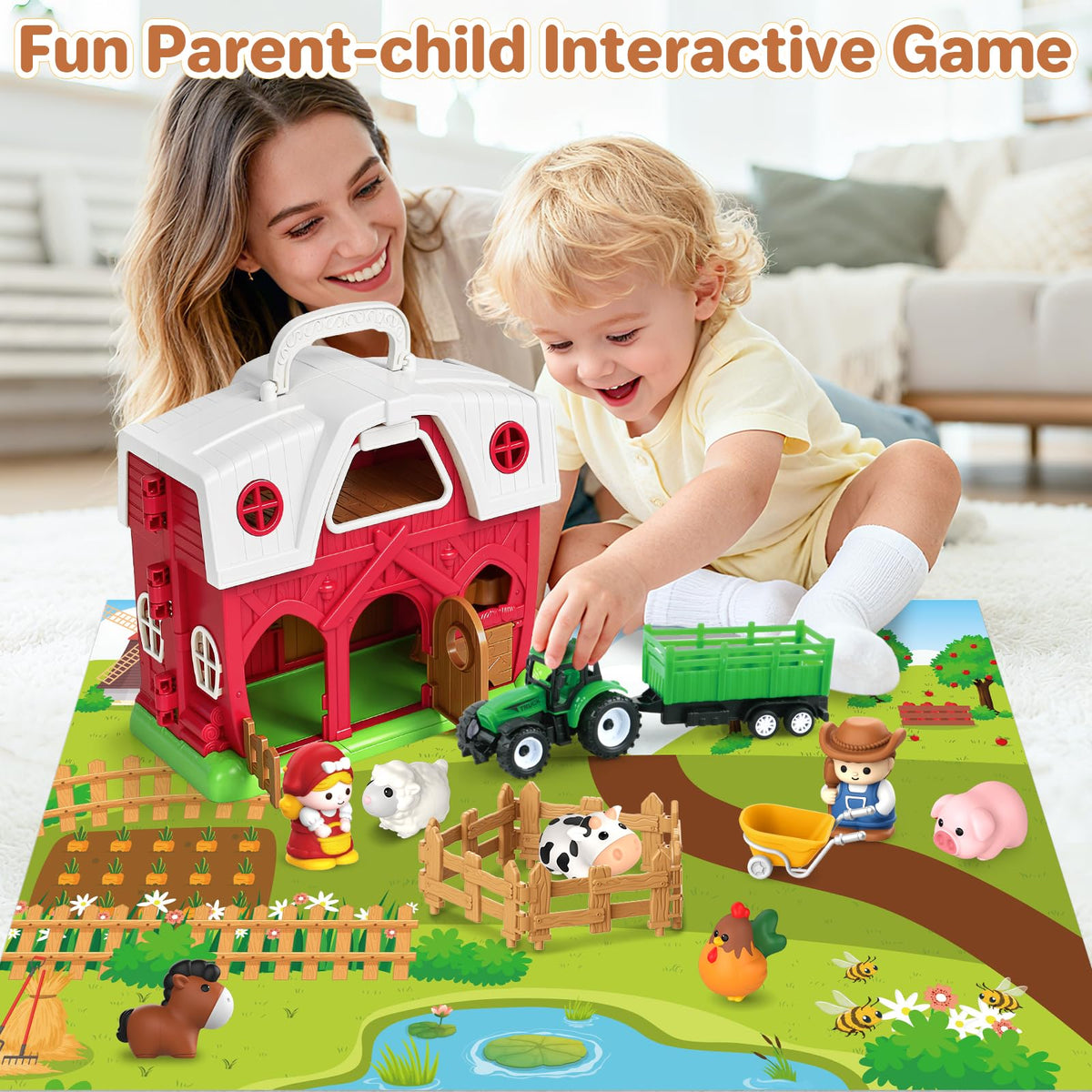 SpringFlower horse figure enhances interactive farm world