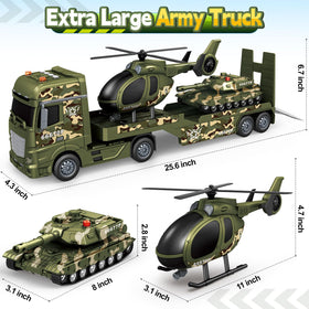 SpringFlower army truck with sounds and lights adds engaging sensory feedback