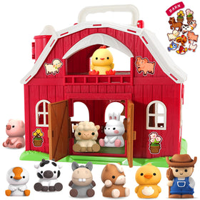 SpringFlower big barn toy foldable for easy storage and transport.